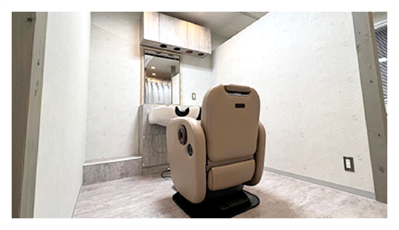 「完全個室」のプライベート空間