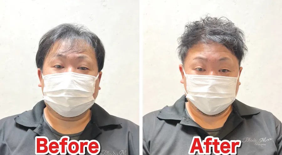 細軟髮剪髮造型前後對照案例