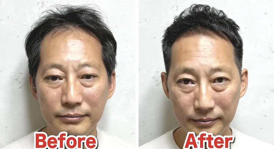 上梳瀏海的改造案例