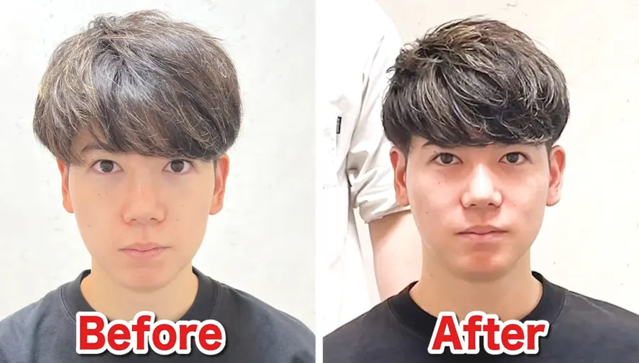 短版蓋頭的改造前後對照