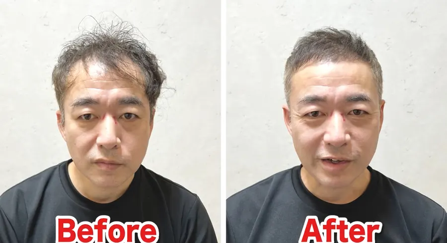 頭頂立體短髮的型男寸頭