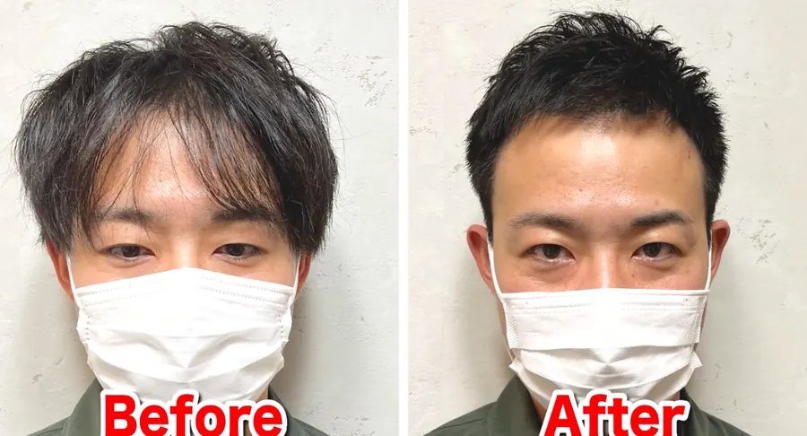 頭頂立體短髮的改造案例