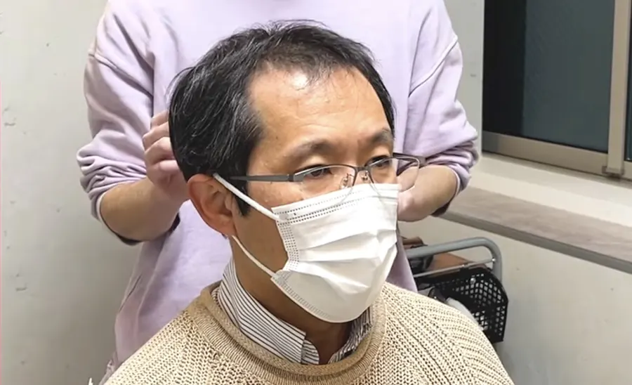 順著髮流做造型