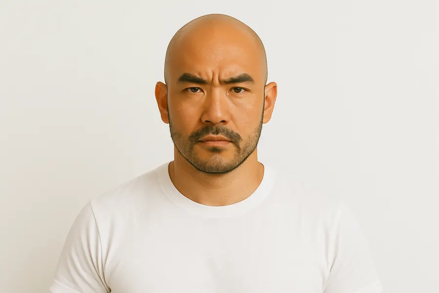 輪廓明顯的人適合光頭